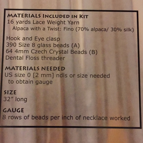 “RIBBAND” jewelry kit—silver - Picture 4 of 6